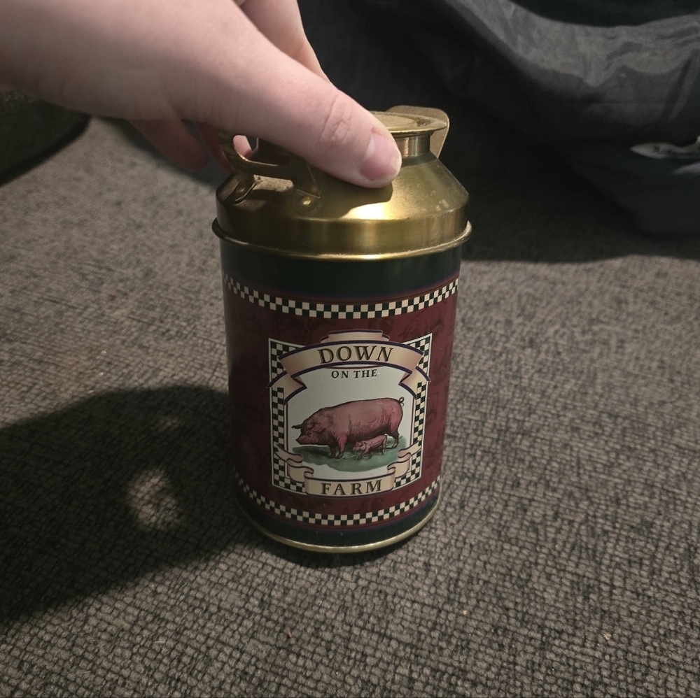 "Down On The Farm" Vintage Tin - Picture 4 of 5